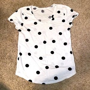Polka Dot LOFT top XS
